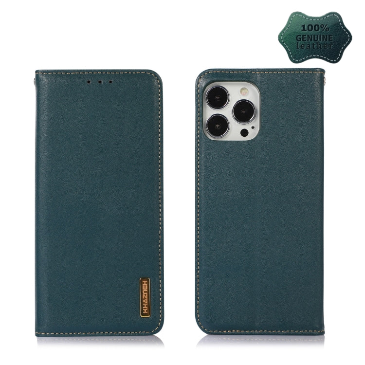 KHAZNEH Nappa Top Layer Cowhide Leather Phone Case, For iPhone 13 Pro, For iPhone 13 Pro Max, For iPhone 12 Pro Max