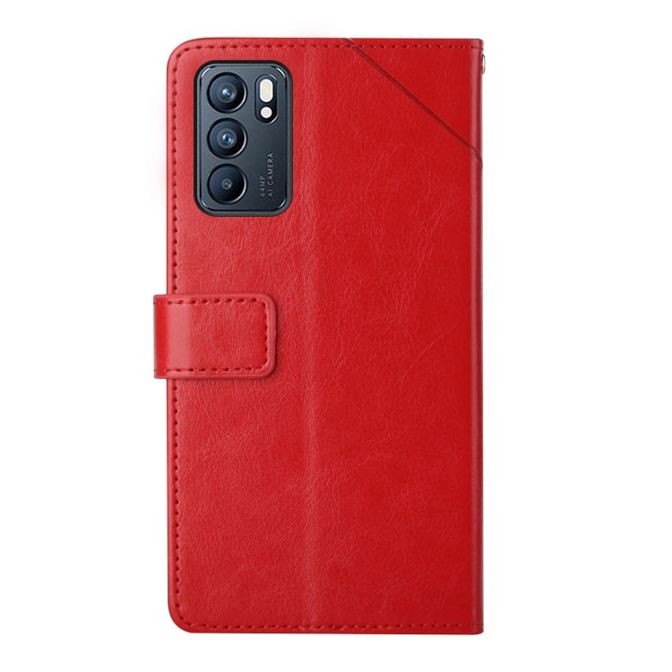 Y Stitching Horizontal Flip Leather Phone Case, For OPPO Reno6 5G, For OPPO Reno6 Pro 5G, For OPPO Reno6 Pro+ 5G, For OPPO Realme 9i, For OPPO Realme C31, For OPPO Realme C35