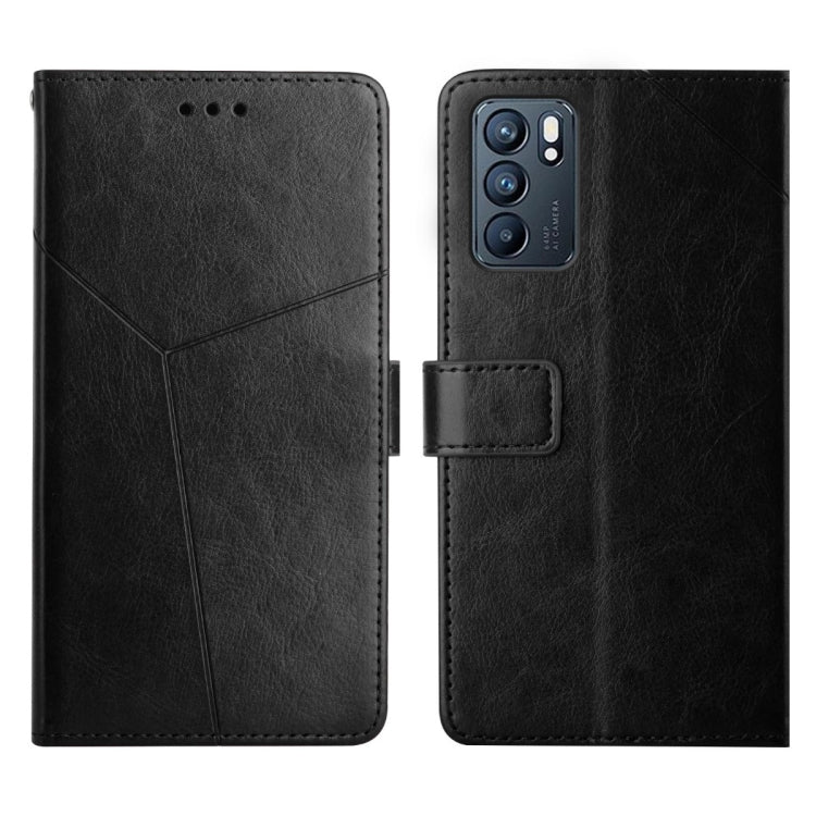 Y Stitching Horizontal Flip Leather Phone Case, For OPPO Reno6 5G, For OPPO Reno6 Pro 5G, For OPPO Reno6 Pro+ 5G, For OPPO Realme 9i, For OPPO Realme C31, For OPPO Realme C35