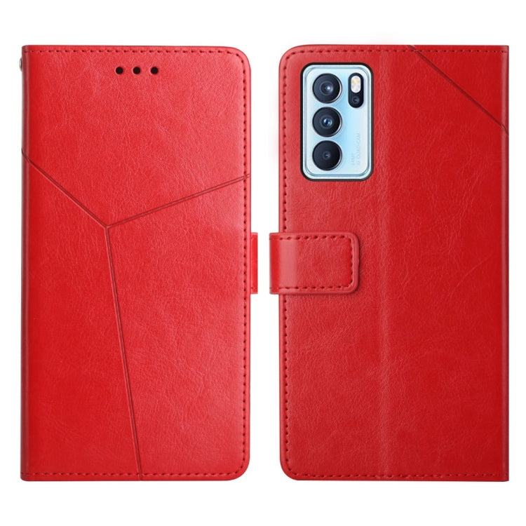 Y Stitching Horizontal Flip Leather Phone Case, For OPPO Reno6 5G, For OPPO Reno6 Pro 5G, For OPPO Reno6 Pro+ 5G, For OPPO Realme 9i, For OPPO Realme C31, For OPPO Realme C35