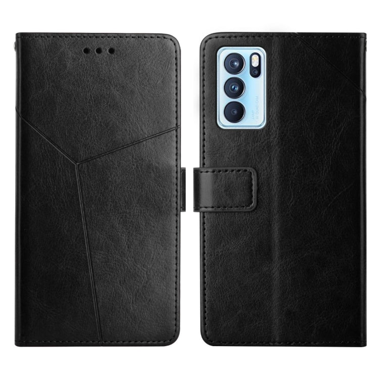 Y Stitching Horizontal Flip Leather Phone Case, For OPPO Reno6 5G, For OPPO Reno6 Pro 5G, For OPPO Reno6 Pro+ 5G, For OPPO Realme 9i, For OPPO Realme C31, For OPPO Realme C35