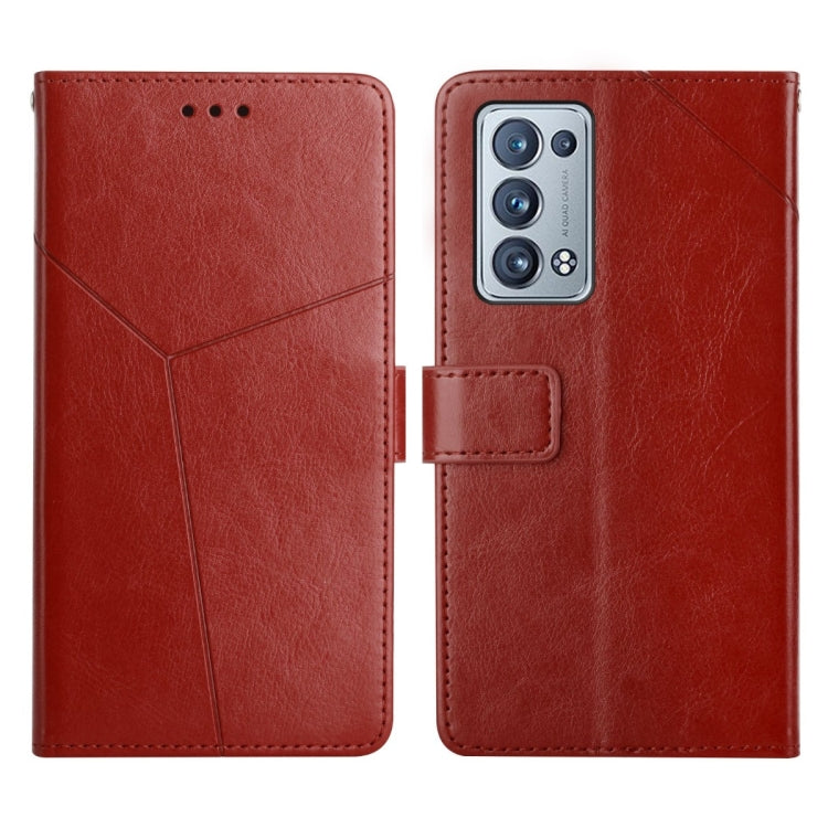 Y Stitching Horizontal Flip Leather Phone Case, For OPPO Reno6 5G, For OPPO Reno6 Pro 5G, For OPPO Reno6 Pro+ 5G, For OPPO Realme 9i, For OPPO Realme C31, For OPPO Realme C35
