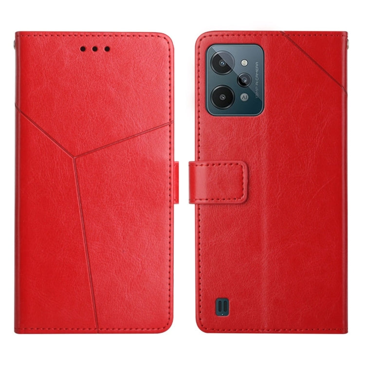 Y Stitching Horizontal Flip Leather Phone Case, For OPPO Reno6 5G, For OPPO Reno6 Pro 5G, For OPPO Reno6 Pro+ 5G, For OPPO Realme 9i, For OPPO Realme C31, For OPPO Realme C35