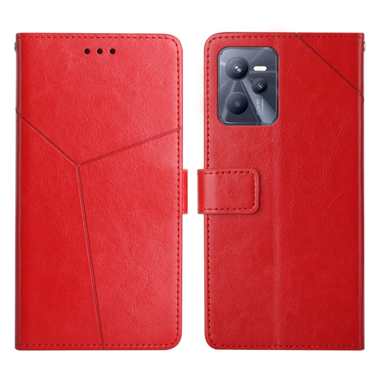 Y Stitching Horizontal Flip Leather Phone Case, For OPPO Reno6 5G, For OPPO Reno6 Pro 5G, For OPPO Reno6 Pro+ 5G, For OPPO Realme 9i, For OPPO Realme C31, For OPPO Realme C35