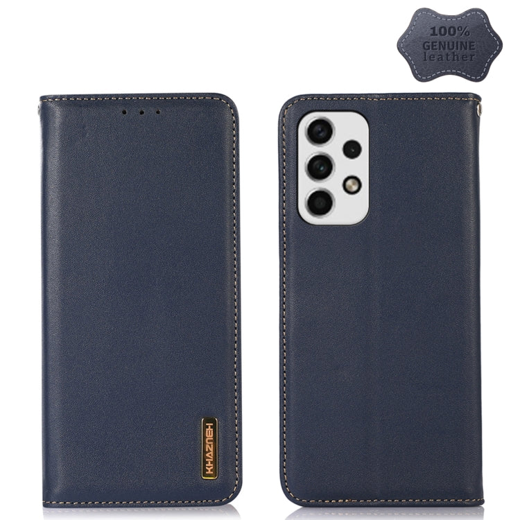 KHAZNEH Nappa Top Layer Cowhide Leather Phone Case, For Samsung Galaxy A23 4G, For Samsung Galaxy A33 5G, For Samsung Galaxy A53 5G, For Samsung Galaxy A73 5G