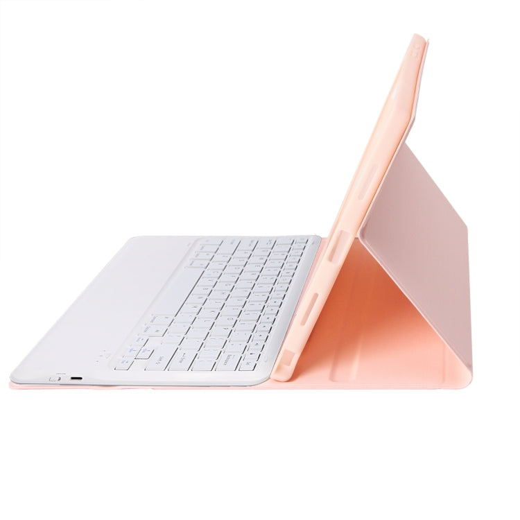 A800B Candy Color Detachable Bluetooth Keyboard Case with Pen Slot for Samsung Galaxy Tab S8+  / S7+ / S7 FE