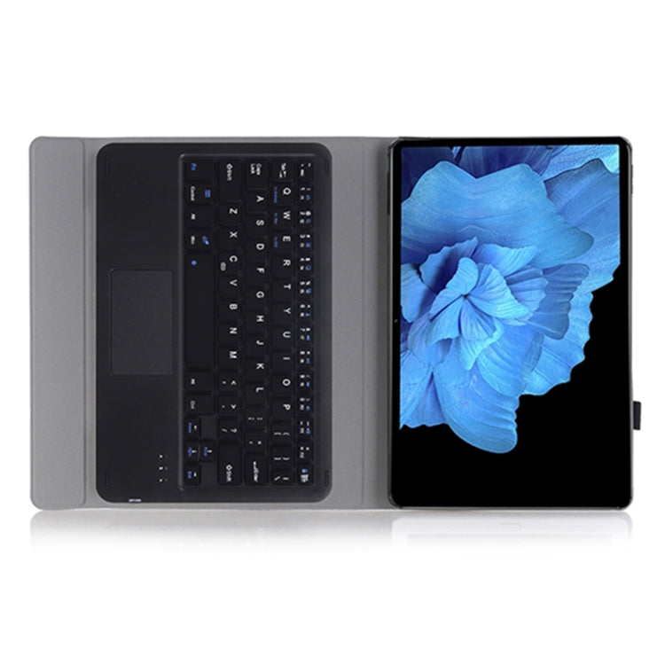 AV11-A Lambskin Texture Ultra-thin Bluetooth Keyboard Leather Case with Touch Pad For vivo Pad 11 inch, AV11-A