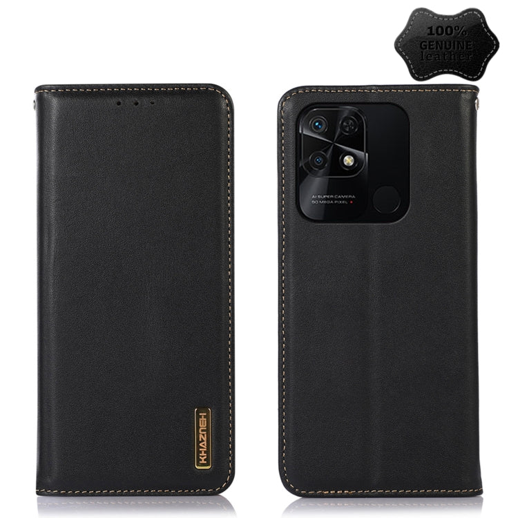 KHAZNEH Nappa Top Layer Cowhide Leather Phone Case, For Xiaomi Redmi 10C / 10 India, For Xiaomi Redmi K40S, For Xiaomi Redmi K50 / K50 Pro, For Xiaomi Redmi K50 Gaming, For Xiaomi Redmi Note 11 4G/11S 4G Global, For Xiaomi Redmi Note 11 Pro 4G / 5G Glo...