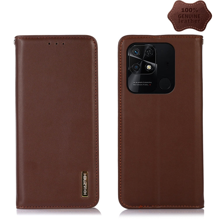 KHAZNEH Nappa Top Layer Cowhide Leather Phone Case, For Xiaomi Redmi 10C / 10 India, For Xiaomi Redmi K40S, For Xiaomi Redmi K50 / K50 Pro, For Xiaomi Redmi K50 Gaming, For Xiaomi Redmi Note 11 4G/11S 4G Global, For Xiaomi Redmi Note 11 Pro 4G / 5G Glo...