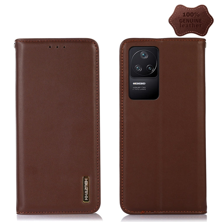 KHAZNEH Nappa Top Layer Cowhide Leather Phone Case, For Xiaomi Redmi 10C / 10 India, For Xiaomi Redmi K40S, For Xiaomi Redmi K50 / K50 Pro, For Xiaomi Redmi K50 Gaming, For Xiaomi Redmi Note 11 4G/11S 4G Global, For Xiaomi Redmi Note 11 Pro 4G / 5G Glo...