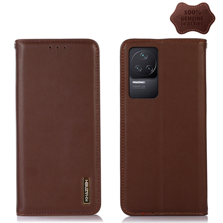 KHAZNEH Nappa Top Layer Cowhide Leather Phone Case, For Xiaomi Redmi 10C / 10 India, For Xiaomi Redmi K40S, For Xiaomi Redmi K50 / K50 Pro, For Xiaomi Redmi K50 Gaming, For Xiaomi Redmi Note 11 4G/11S 4G Global, For Xiaomi Redmi Note 11 Pro 4G / 5G Glo...