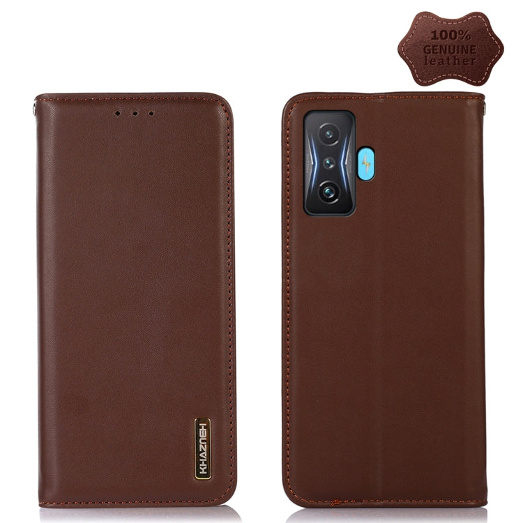 KHAZNEH Nappa Top Layer Cowhide Leather Phone Case, For Xiaomi Redmi 10C / 10 India, For Xiaomi Redmi K40S, For Xiaomi Redmi K50 / K50 Pro, For Xiaomi Redmi K50 Gaming, For Xiaomi Redmi Note 11 4G/11S 4G Global, For Xiaomi Redmi Note 11 Pro 4G / 5G Glo...