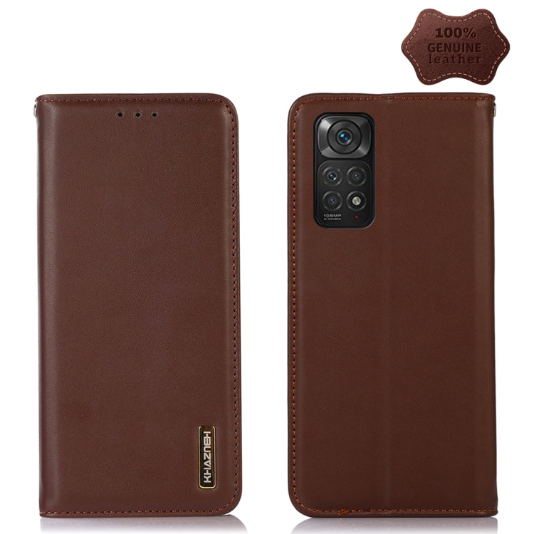 KHAZNEH Nappa Top Layer Cowhide Leather Phone Case, For Xiaomi Redmi 10C / 10 India, For Xiaomi Redmi K40S, For Xiaomi Redmi K50 / K50 Pro, For Xiaomi Redmi K50 Gaming, For Xiaomi Redmi Note 11 4G/11S 4G Global, For Xiaomi Redmi Note 11 Pro 4G / 5G Glo...