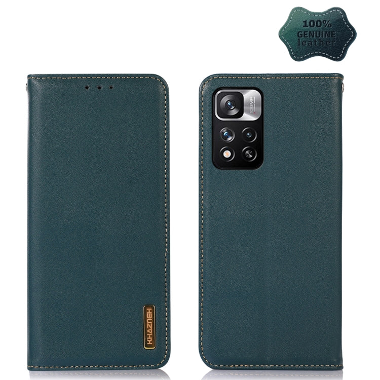 KHAZNEH Nappa Top Layer Cowhide Leather Phone Case, For Xiaomi Redmi 10C / 10 India, For Xiaomi Redmi K40S, For Xiaomi Redmi K50 / K50 Pro, For Xiaomi Redmi K50 Gaming, For Xiaomi Redmi Note 11 4G/11S 4G Global, For Xiaomi Redmi Note 11 Pro 4G / 5G Glo...