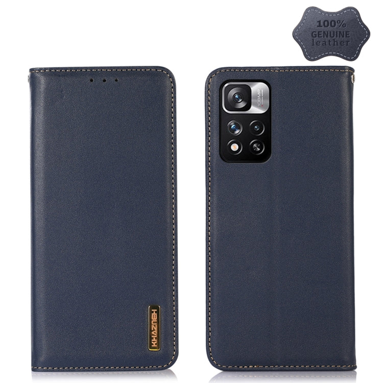 KHAZNEH Nappa Top Layer Cowhide Leather Phone Case, For Xiaomi Redmi 10C / 10 India, For Xiaomi Redmi K40S, For Xiaomi Redmi K50 / K50 Pro, For Xiaomi Redmi K50 Gaming, For Xiaomi Redmi Note 11 4G/11S 4G Global, For Xiaomi Redmi Note 11 Pro 4G / 5G Glo...