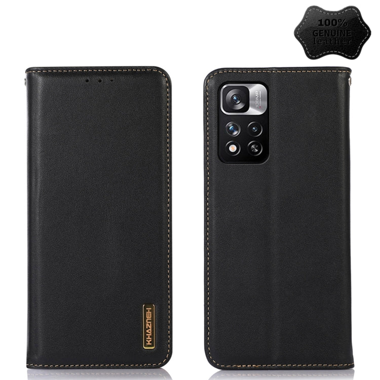 KHAZNEH Nappa Top Layer Cowhide Leather Phone Case, For Xiaomi Redmi 10C / 10 India, For Xiaomi Redmi K40S, For Xiaomi Redmi K50 / K50 Pro, For Xiaomi Redmi K50 Gaming, For Xiaomi Redmi Note 11 4G/11S 4G Global, For Xiaomi Redmi Note 11 Pro 4G / 5G Glo...
