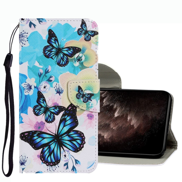 Coloured Drawing Pattern Leather Phone Case, For Samsung Galaxy A02s US Version, For Samsung Galaxy A03s, For Samsung Galaxy A13