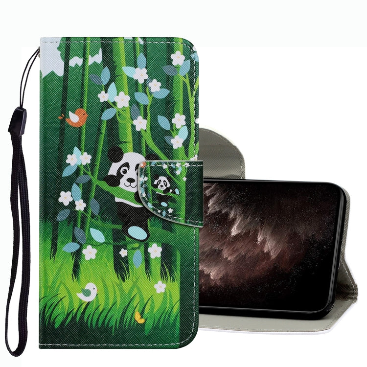 Coloured Drawing Pattern Leather Phone Case, For Samsung Galaxy S22 Ultra 5G, For Samsung Galaxy S22 5G, For Samsung Galaxy S22+ 5G