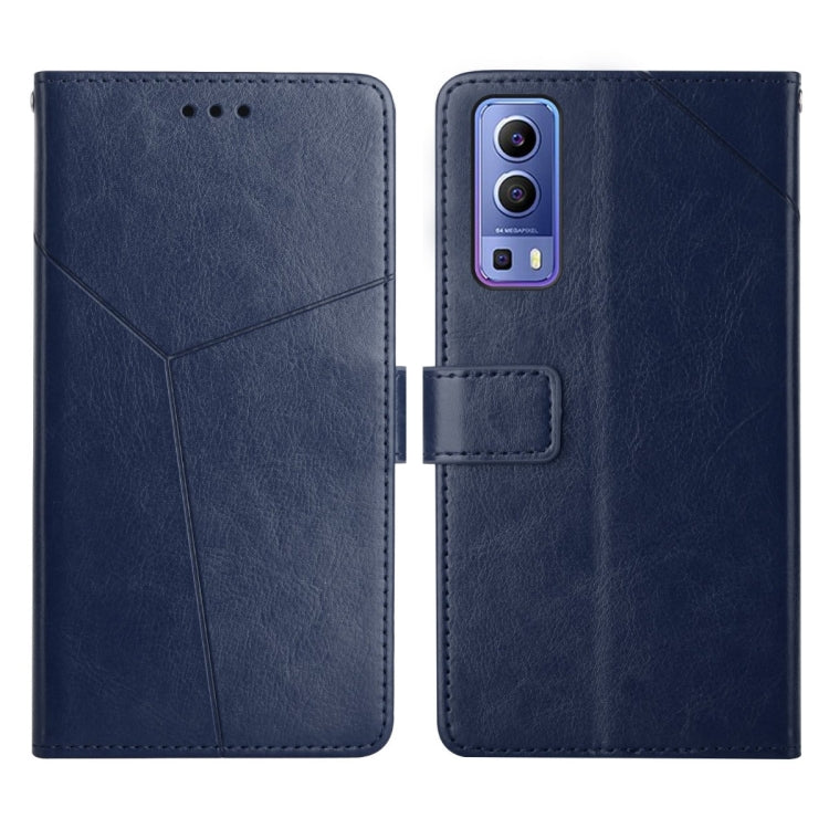 Y Stitching Horizontal Flip Leather Phone Case, For vivo Y70s, For vivo Y72 5G