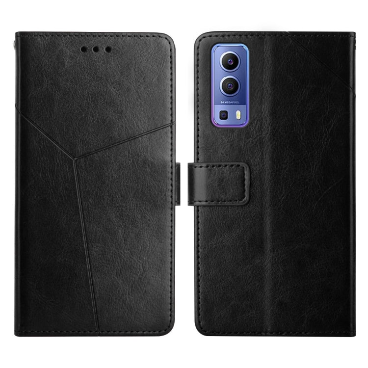 Y Stitching Horizontal Flip Leather Phone Case, For vivo Y70s, For vivo Y72 5G