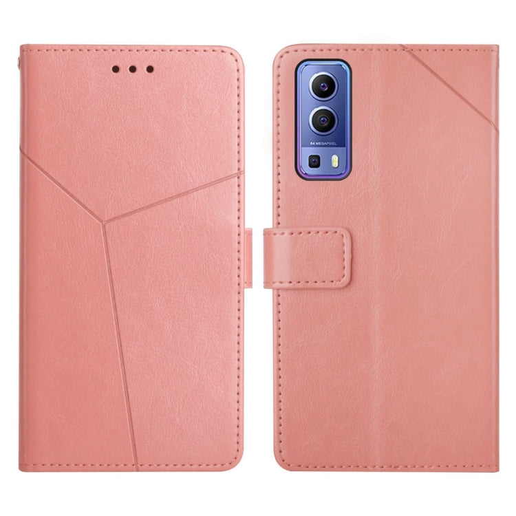 Y Stitching Horizontal Flip Leather Phone Case, For vivo Y70s, For vivo Y72 5G