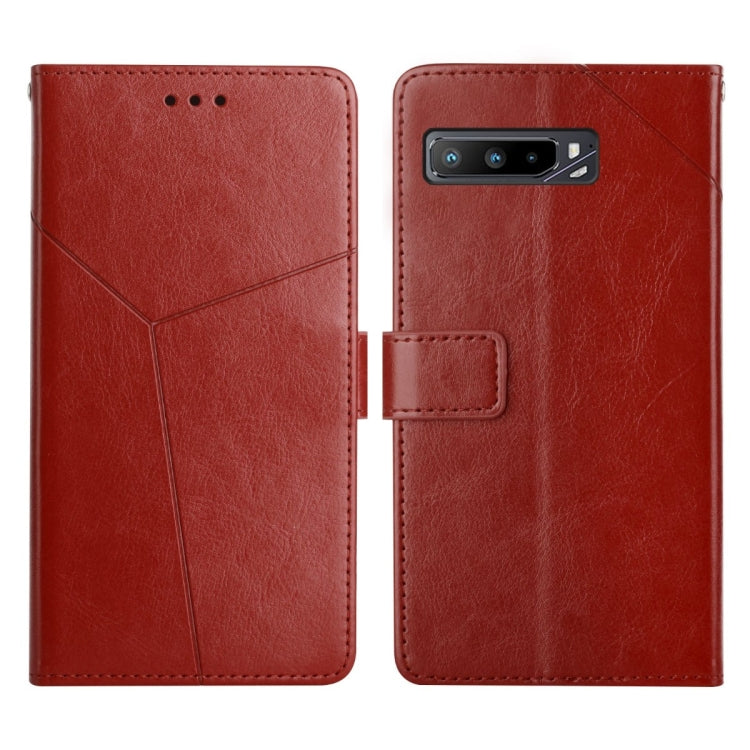 Y Stitching Horizontal Flip Leather Phone Case, For Asus ROG Phone 3, For Asus ROG Phone 5, For Asus Smartphone for Snapdragon Insiders, For Asus Zenfone 8