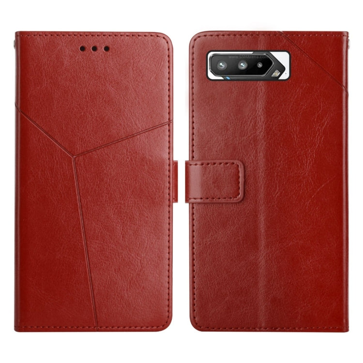 Y Stitching Horizontal Flip Leather Phone Case, For Asus ROG Phone 3, For Asus ROG Phone 5, For Asus Smartphone for Snapdragon Insiders, For Asus Zenfone 8