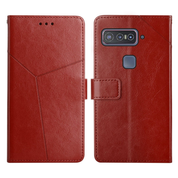 Y Stitching Horizontal Flip Leather Phone Case, For Asus ROG Phone 3, For Asus ROG Phone 5, For Asus Smartphone for Snapdragon Insiders, For Asus Zenfone 8