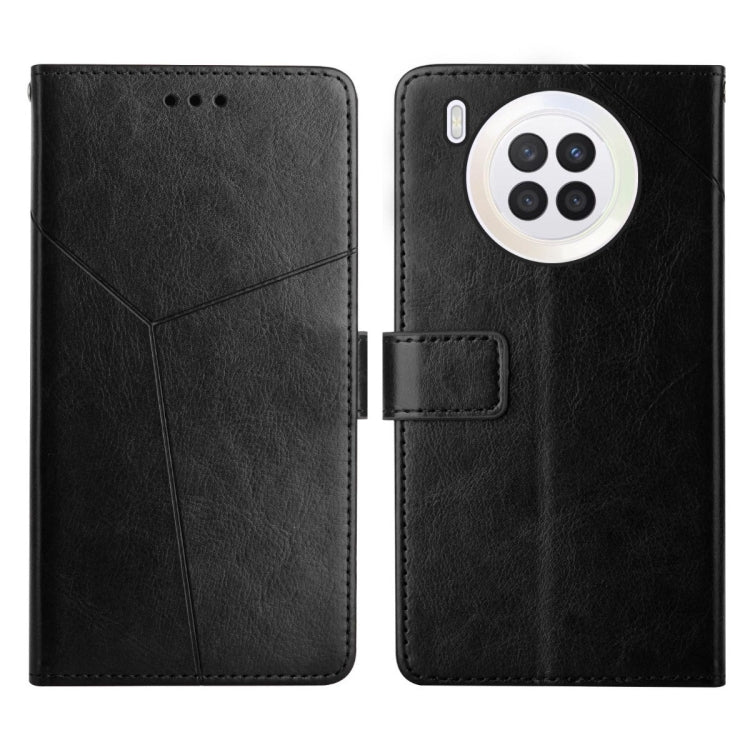 Y Stitching Horizontal Flip Leather Phone Case, For 9X Lite, For Huawei nova 8i