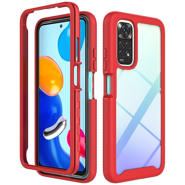 Starry Sky Solid Color Series PC + TPU Phone Case, For Xiaomi Redmi Note 11 Global / Note 11S, For Xiaomi Redmi Note 11 Pro Global