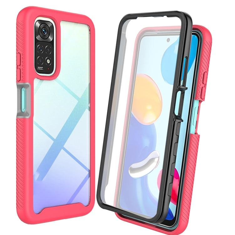 Starry Sky Solid Color PC + TPU Phone Case with PET Film, For Xiaomi Redmi Note 11 Pro Global, For Xiaomi Redmi Note 11S Global