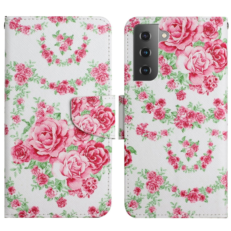 Painted Pattern Horizontal Flip Leather Phone Case, For Samsung Galaxy S22 5G, For Samsung Galaxy S22+ 5G, For Samsung Galaxy S22 Ultra 5G