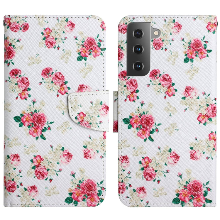 Painted Pattern Horizontal Flip Leather Phone Case, For Samsung Galaxy S22 5G, For Samsung Galaxy S22+ 5G, For Samsung Galaxy S22 Ultra 5G