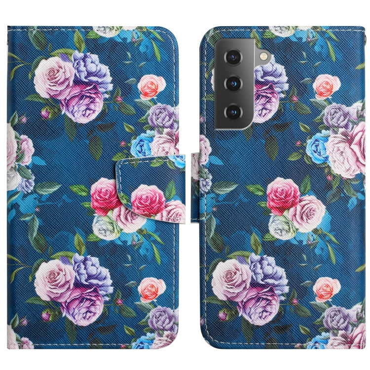 Painted Pattern Horizontal Flip Leather Phone Case, For Samsung Galaxy S22 5G, For Samsung Galaxy S22+ 5G, For Samsung Galaxy S22 Ultra 5G