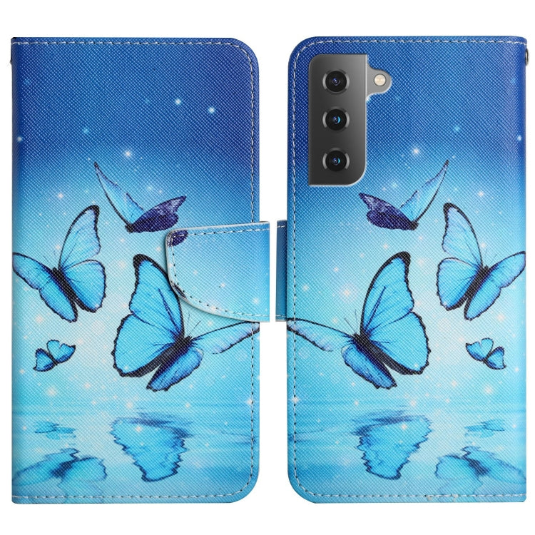 Painted Pattern Horizontal Flip Leather Phone Case, For Samsung Galaxy S22 5G, For Samsung Galaxy S22+ 5G, For Samsung Galaxy S22 Ultra 5G