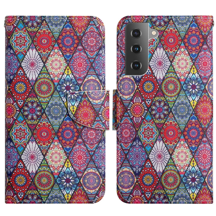 Painted Pattern Horizontal Flip Leather Phone Case, For Samsung Galaxy S22 5G, For Samsung Galaxy S22+ 5G, For Samsung Galaxy S22 Ultra 5G