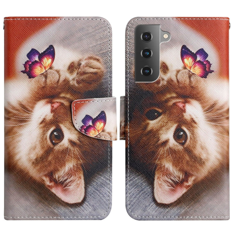 Painted Pattern Horizontal Flip Leather Phone Case, For Samsung Galaxy S22 5G, For Samsung Galaxy S22+ 5G, For Samsung Galaxy S22 Ultra 5G