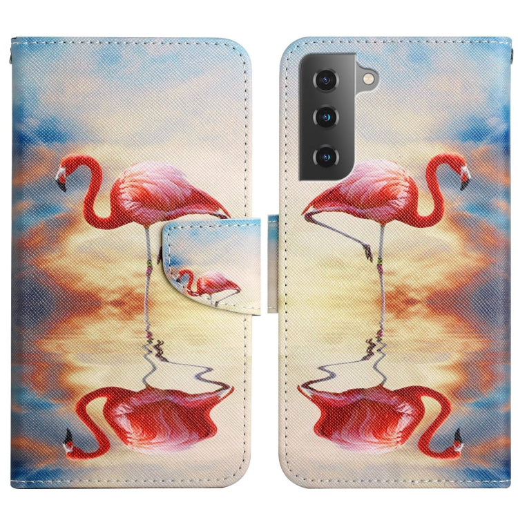 Painted Pattern Horizontal Flip Leather Phone Case, For Samsung Galaxy S22 5G, For Samsung Galaxy S22+ 5G, For Samsung Galaxy S22 Ultra 5G