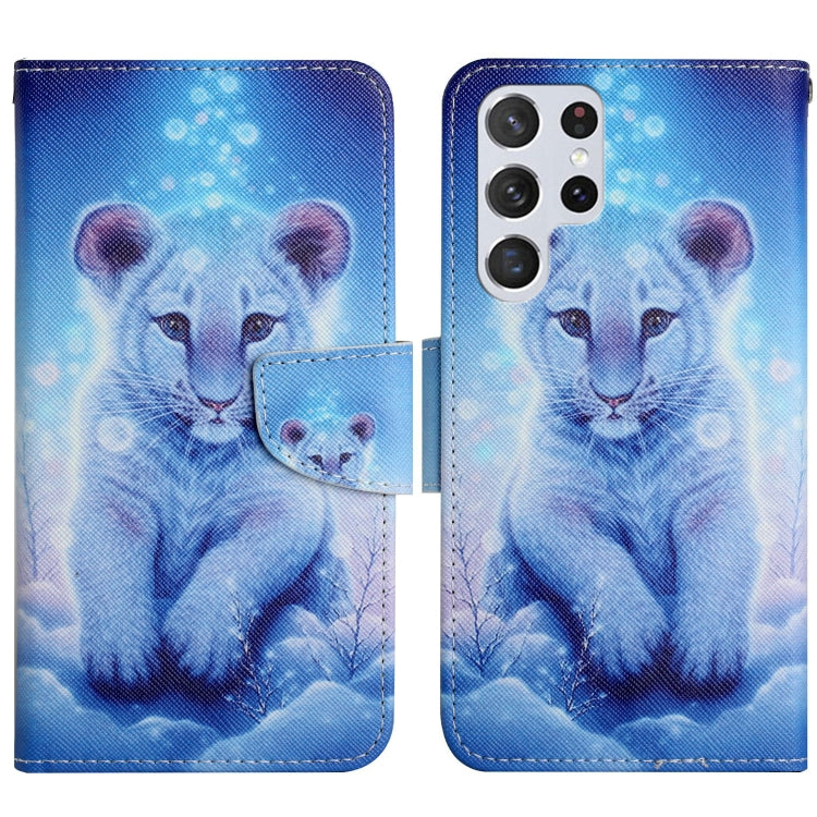 Painted Pattern Horizontal Flip Leather Phone Case, For Samsung Galaxy S22 5G, For Samsung Galaxy S22+ 5G, For Samsung Galaxy S22 Ultra 5G