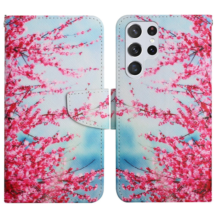 Painted Pattern Horizontal Flip Leather Phone Case, For Samsung Galaxy S22 5G, For Samsung Galaxy S22+ 5G, For Samsung Galaxy S22 Ultra 5G