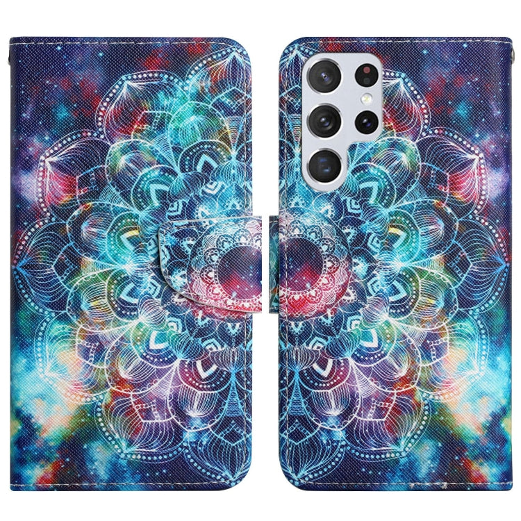 Painted Pattern Horizontal Flip Leather Phone Case, For Samsung Galaxy S22 5G, For Samsung Galaxy S22+ 5G, For Samsung Galaxy S22 Ultra 5G