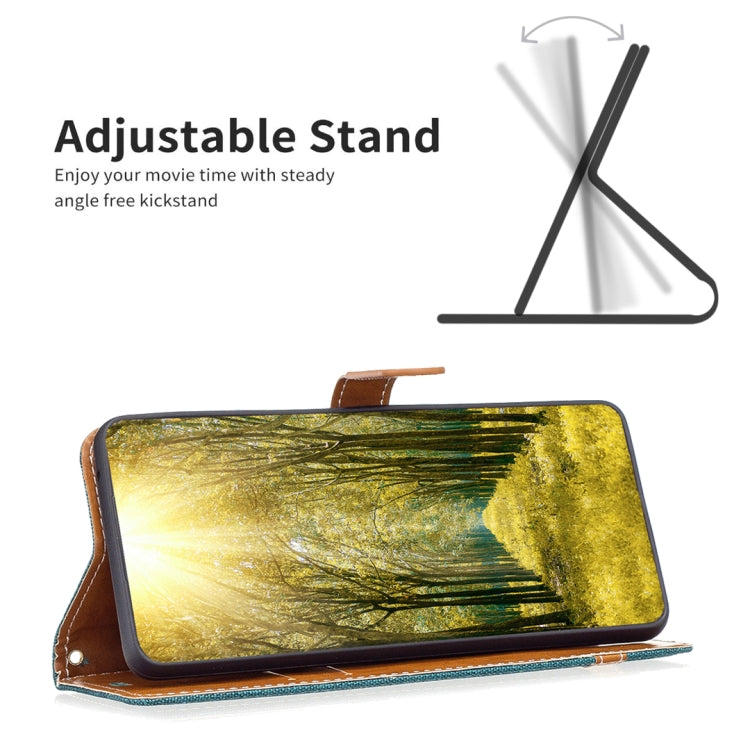 Color Matching Denim Texture Horizontal Flip Leather Case, For Nokia G11 / G21