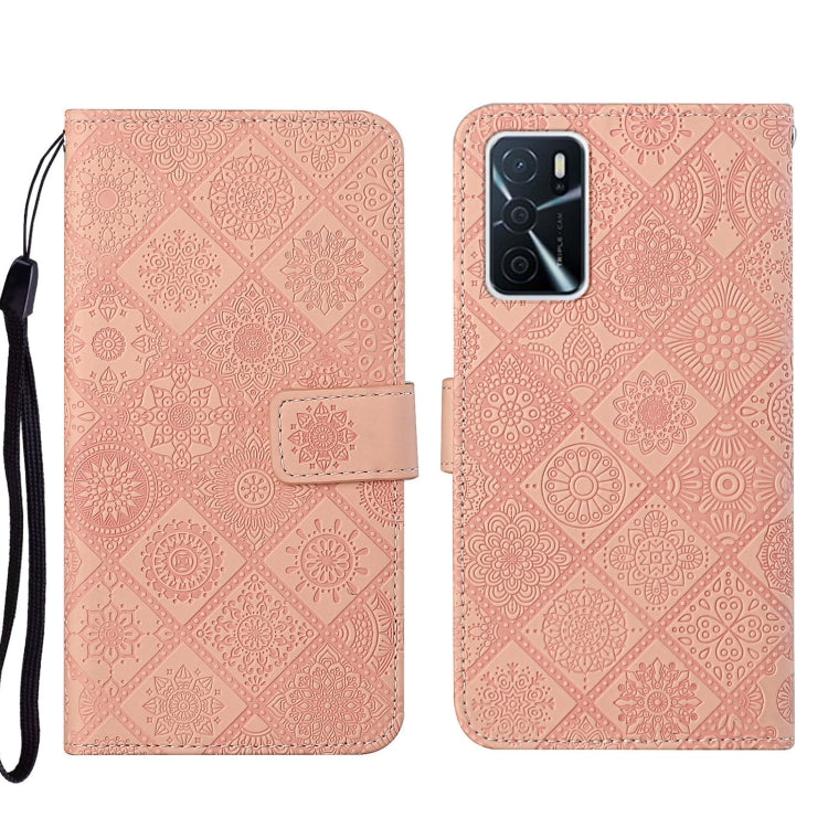 Ethnic Style Embossed Pattern Leather Phone Case, For OPPO A16, For OPPO A94 5G, For OPPO Realme C20 / C21, For OPPO Reno5 5G, For OPPO Reno5 Pro 5G, For OPPO Reno6 5G
