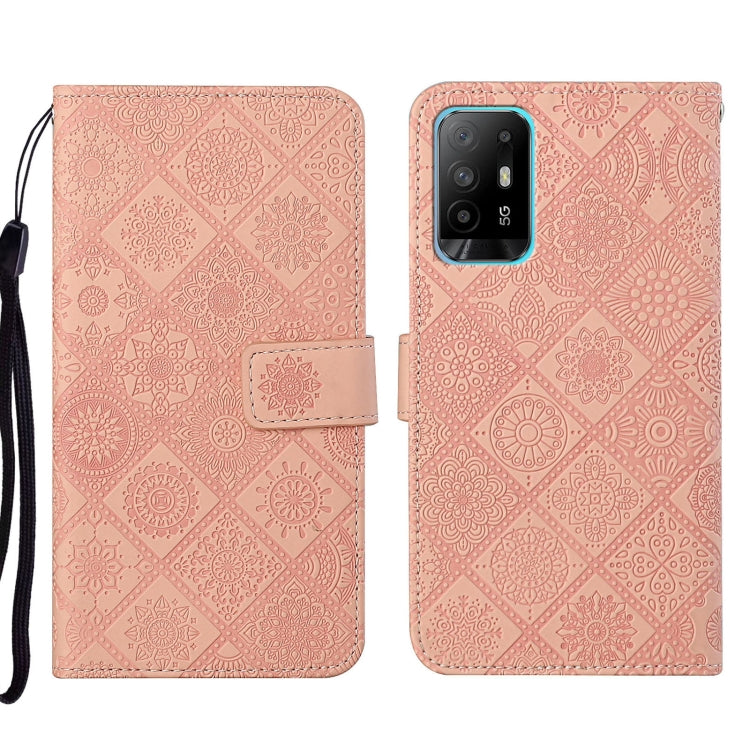 Ethnic Style Embossed Pattern Leather Phone Case, For OPPO A16, For OPPO A94 5G, For OPPO Realme C20 / C21, For OPPO Reno5 5G, For OPPO Reno5 Pro 5G, For OPPO Reno6 5G