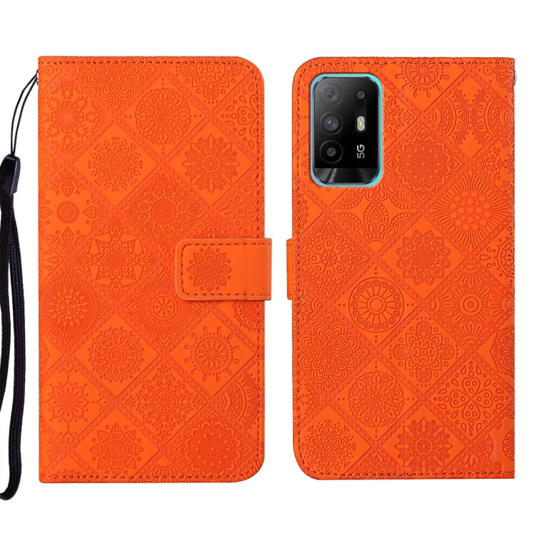 Ethnic Style Embossed Pattern Leather Phone Case, For OPPO A16, For OPPO A94 5G, For OPPO Realme C20 / C21, For OPPO Reno5 5G, For OPPO Reno5 Pro 5G, For OPPO Reno6 5G