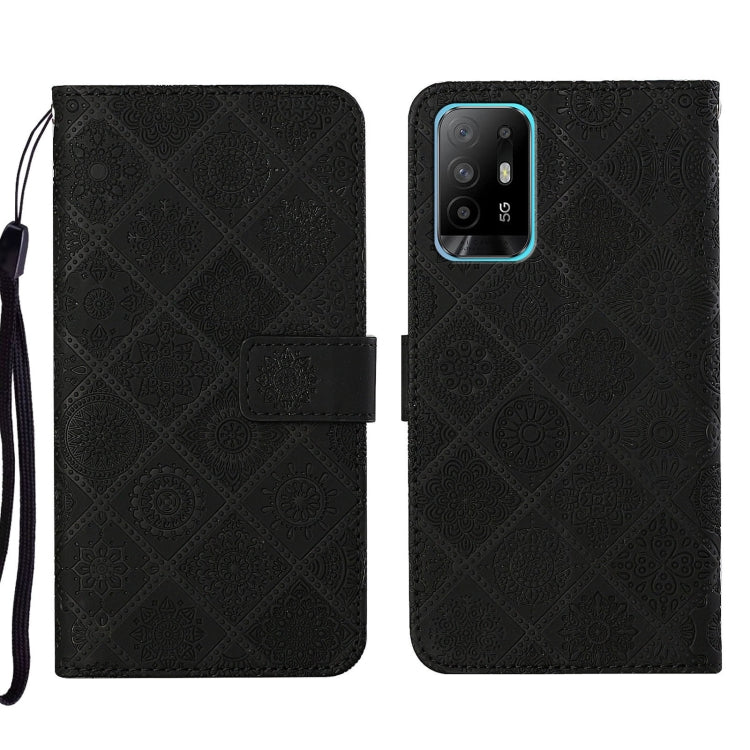 Ethnic Style Embossed Pattern Leather Phone Case, For OPPO A16, For OPPO A94 5G, For OPPO Realme C20 / C21, For OPPO Reno5 5G, For OPPO Reno5 Pro 5G, For OPPO Reno6 5G