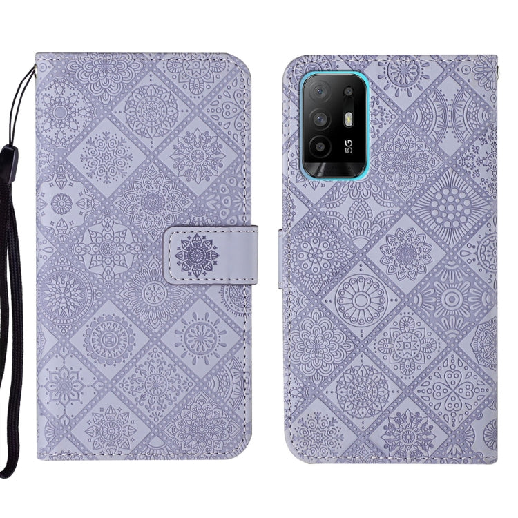 Ethnic Style Embossed Pattern Leather Phone Case, For OPPO A16, For OPPO A94 5G, For OPPO Realme C20 / C21, For OPPO Reno5 5G, For OPPO Reno5 Pro 5G, For OPPO Reno6 5G