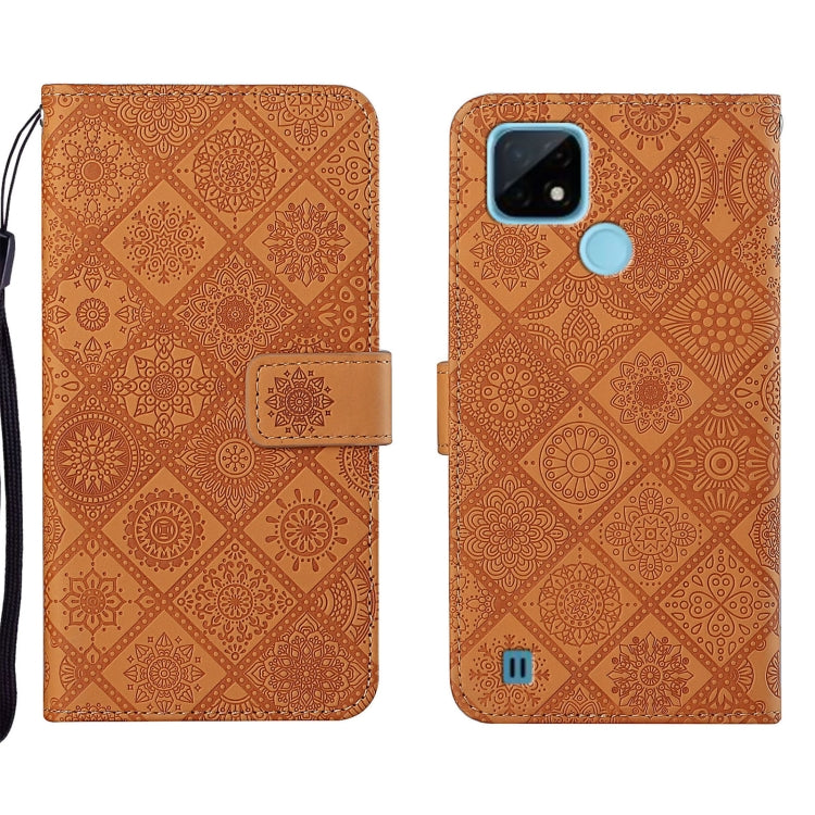 Ethnic Style Embossed Pattern Leather Phone Case, For OPPO A16, For OPPO A94 5G, For OPPO Realme C20 / C21, For OPPO Reno5 5G, For OPPO Reno5 Pro 5G, For OPPO Reno6 5G