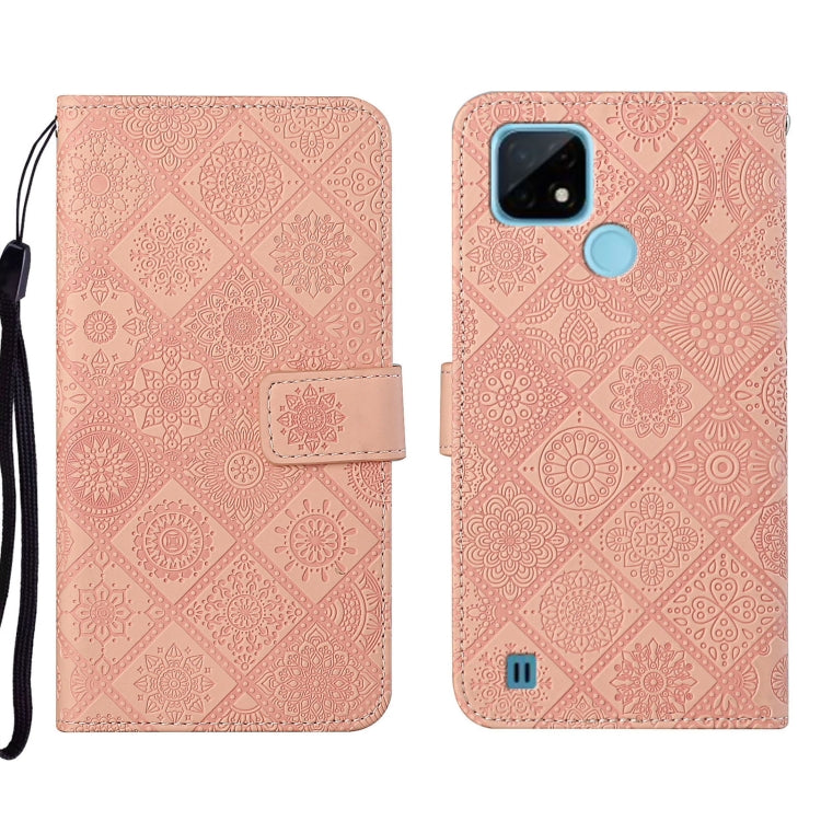 Ethnic Style Embossed Pattern Leather Phone Case, For OPPO A16, For OPPO A94 5G, For OPPO Realme C20 / C21, For OPPO Reno5 5G, For OPPO Reno5 Pro 5G, For OPPO Reno6 5G