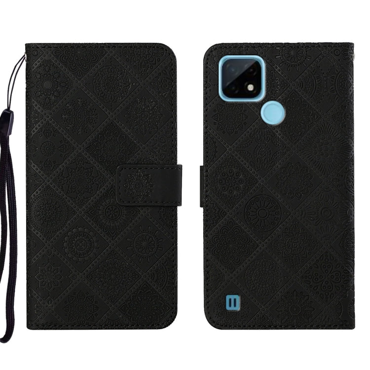 Ethnic Style Embossed Pattern Leather Phone Case, For OPPO A16, For OPPO A94 5G, For OPPO Realme C20 / C21, For OPPO Reno5 5G, For OPPO Reno5 Pro 5G, For OPPO Reno6 5G